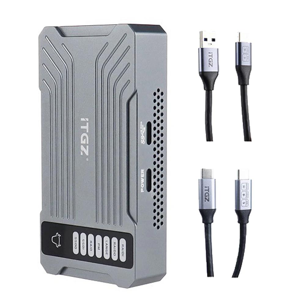 M.2 NVME SSD RAID ̽   ϵ ̺ Ŭ, M Ű   ָ Ʈ ̺ Ŭ, PC ƮϿ USB3.2 Gen2
